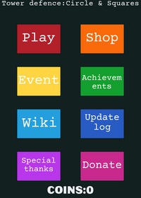 Tower defence:circle version,Beta v2.3
