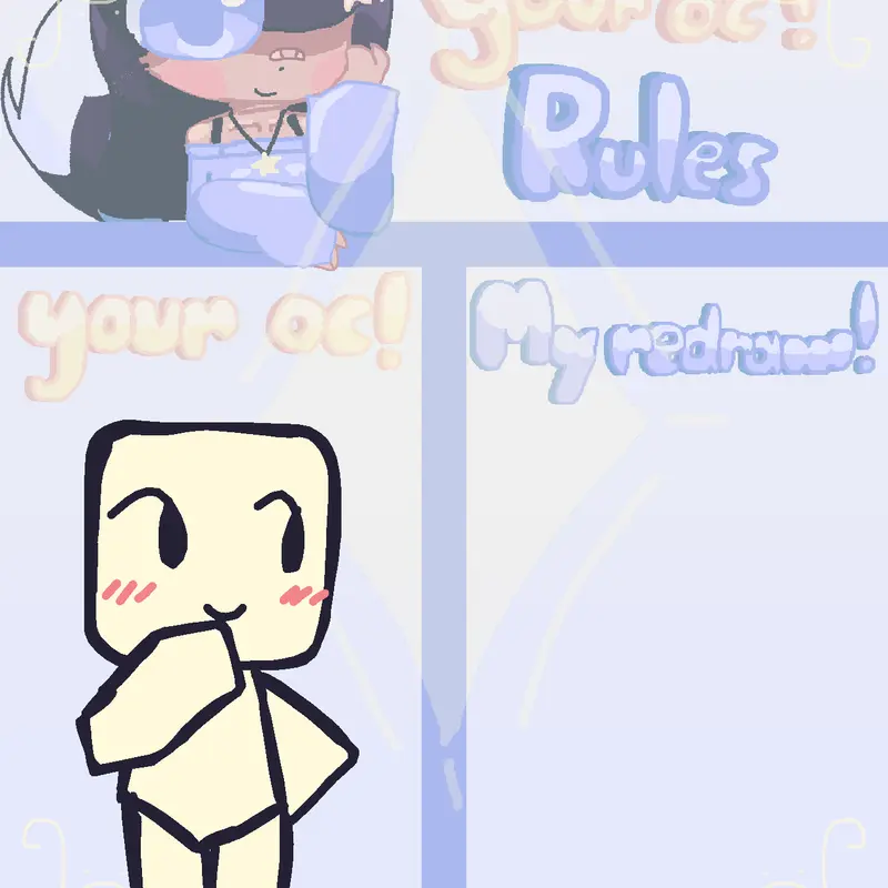 Redrawing your oc !! by @RAGEABOUT