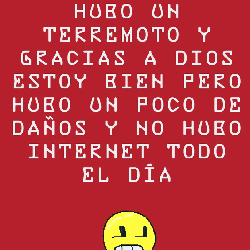 Le deseo salud a la gente afectada by @PeaBendy