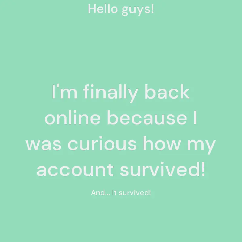 I'm back by @lucanu1st
