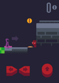 Chasing angry snake