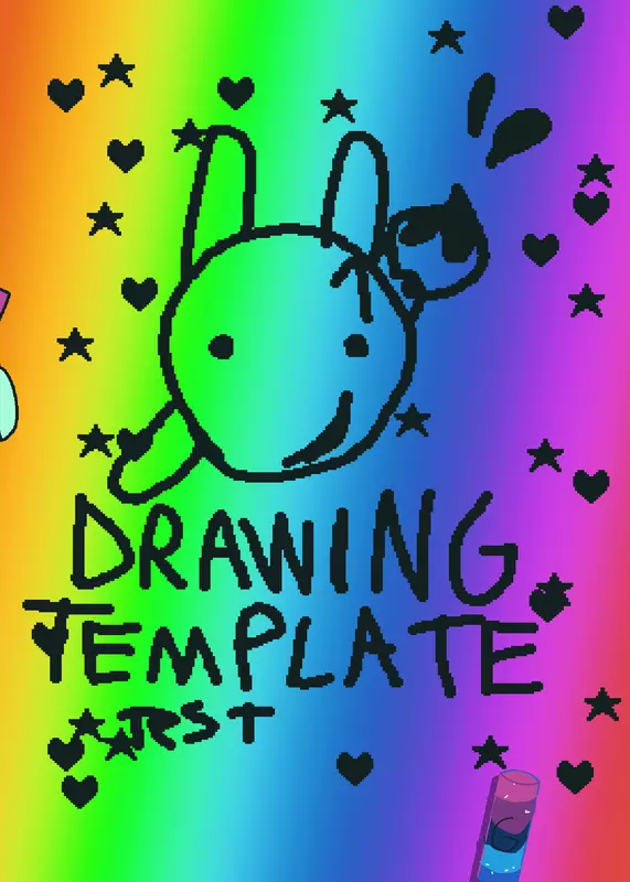 Drawing template test![ESPAÑOL] by @SoloEsCHER