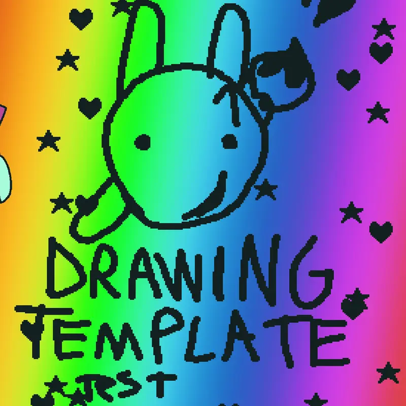 Drawing template test![ESPAÑOL] by @SoloEsCHER