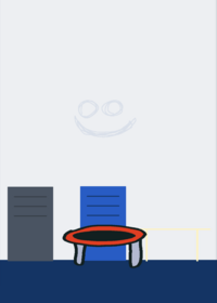 A-200's new trampoline