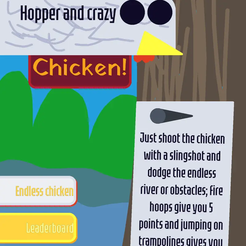 Hopper and crazy chicken by @LunarspikeT_Official