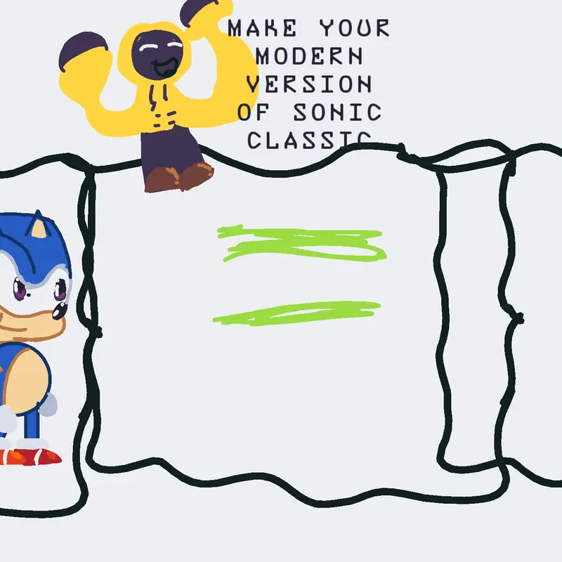 Sonic by @Superstar664