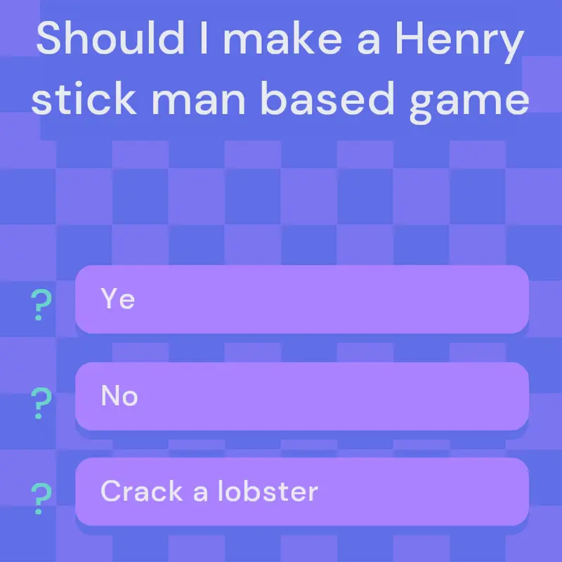 Yes or no by @Icebonez