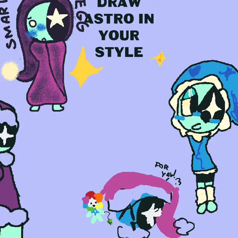 Draw Astro in ur style!! by @Smartegg