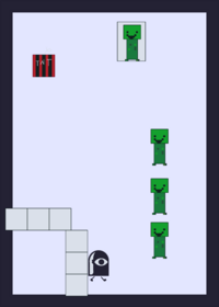 Creepers and TNT game