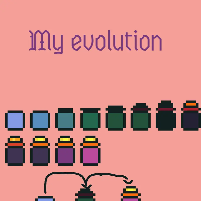 This is my evolution by @noah_pichi