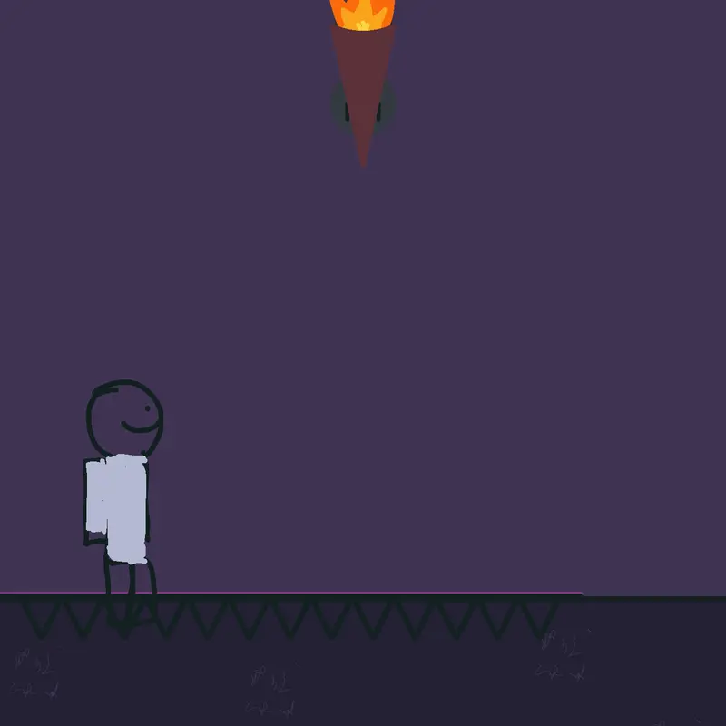 Just run and jump dude by @m0m0n7