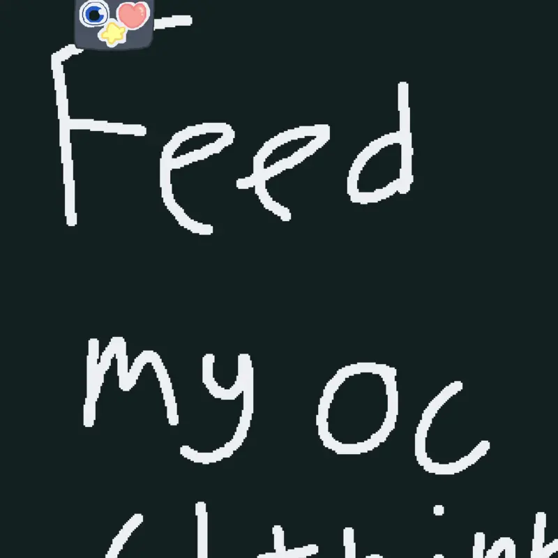 Feed my oc (i think its kinda cringe) by @Sonictheog