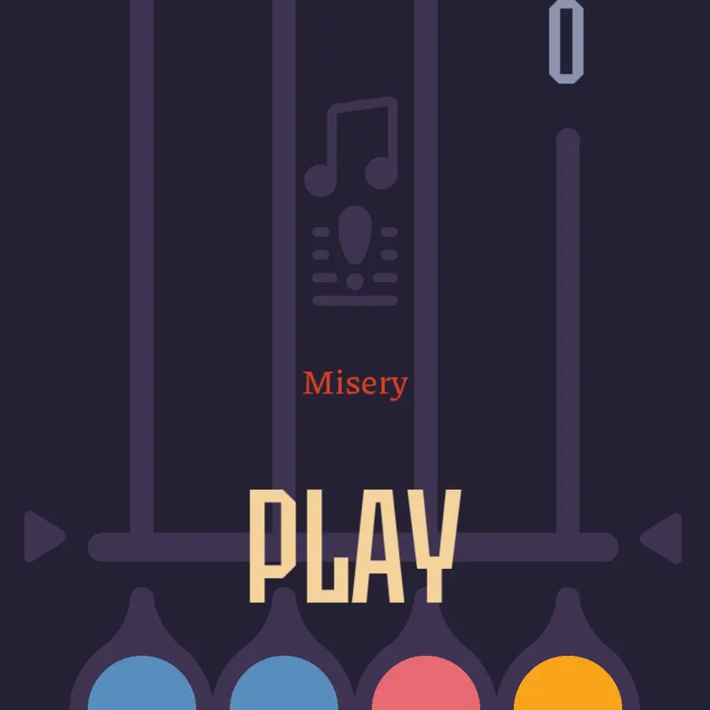 Play your favorite song and tap the keys by @Almufidity