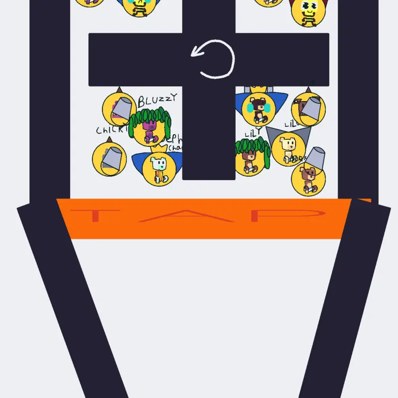 Multiplayer marble run by @Lizzytheanomaly3eyed