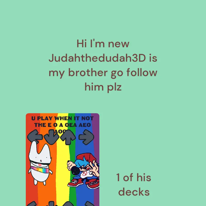 Follow him by @ezrahthebestrah