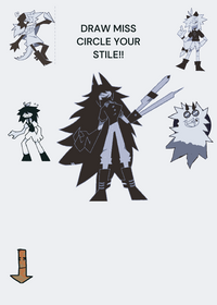 DRAW MISS CIRCLE IN YOUR STILE!