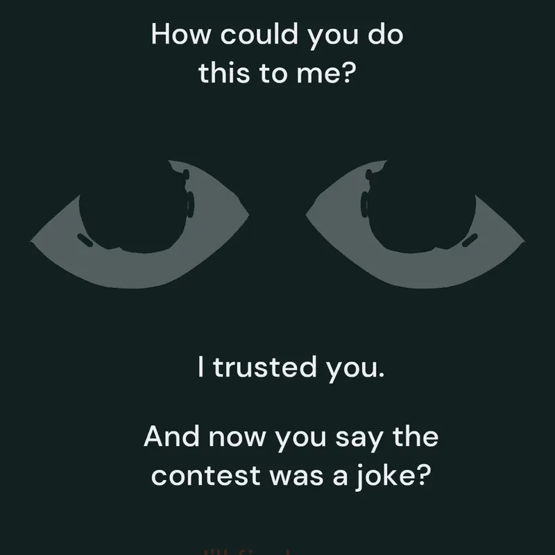 Why? by @yourcastleuser