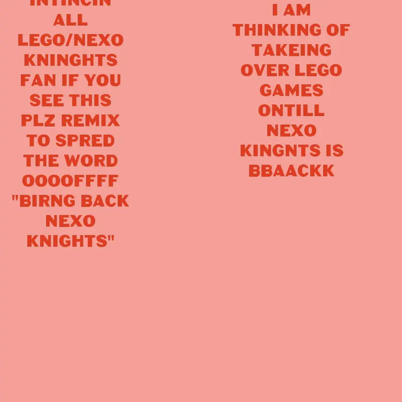 Game by @BRING_BACK_NEXO_KNIGHTSS