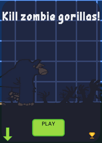 Kill zombie gorillas!
