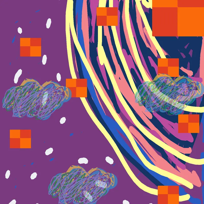 Avoid the stars and go to the wormhole by @IAMBABY
