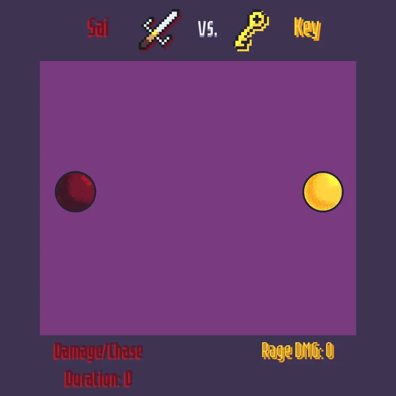 Sai 🎌 vs. 🔐 Key by @RandomPerson9