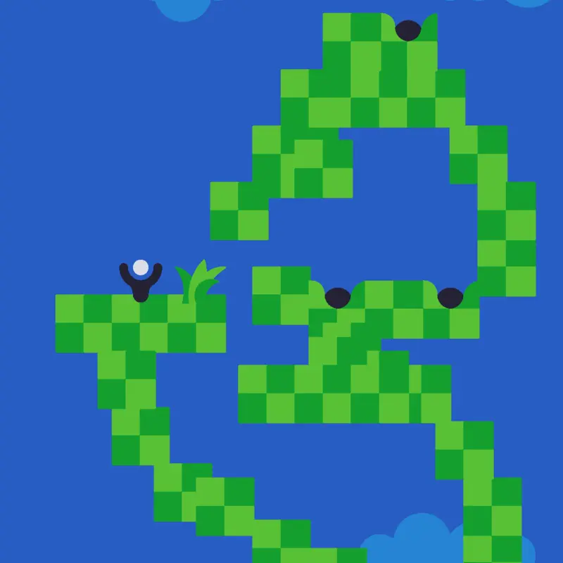 Simple easy golf (willmakeharderfuture) by @lookouch2d