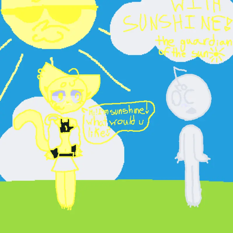 Qna with sunshine! by @C0ZM0_L0V3R