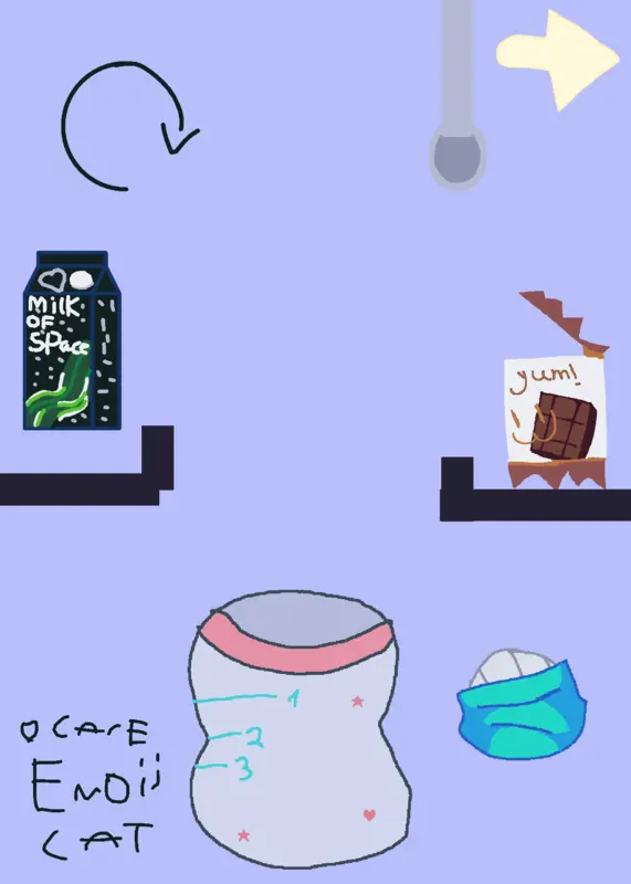TAKE  CARE OF MY ALIEN CAT . by @-gatoAlien-