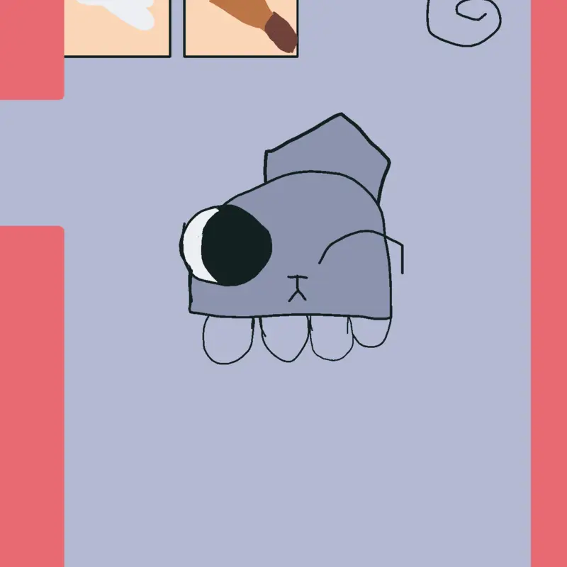 Pebble ragdoll test #pebble #dandysworld by @pebble_ICE_cream