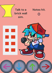Talk to a brick wall sim