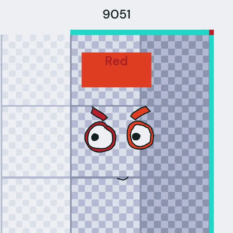 9051 numberblocks  red phase 1 to 3 by @CaQuiz6