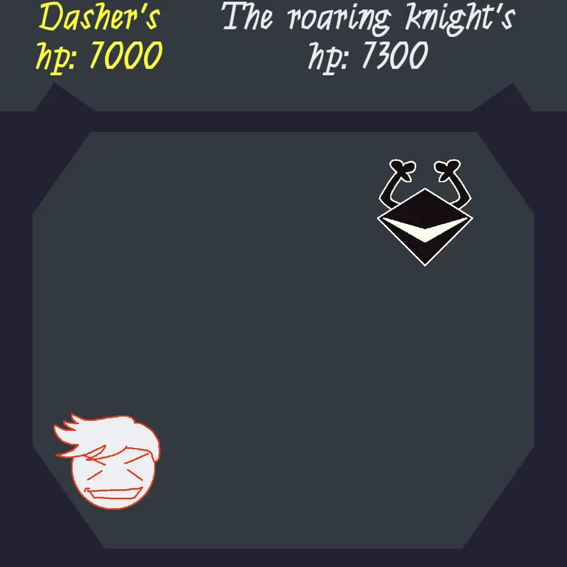 Omega Dasher/Flowery Vs The Knight by @last_breath_sans_alt