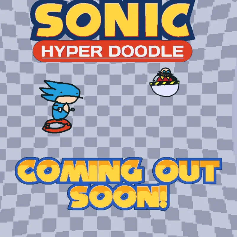Sonic Hyper Doodle by @CheezPizza