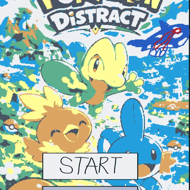 Pokémon Distract by @Tatasud