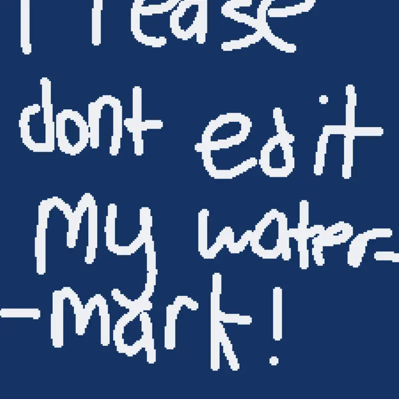 Please don't edit my watermark. by @eggyolkXD