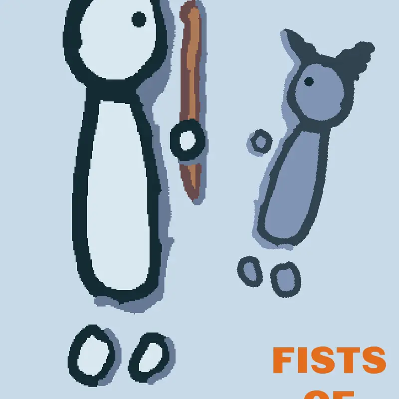 Fist of fire by @Calopsita_rei