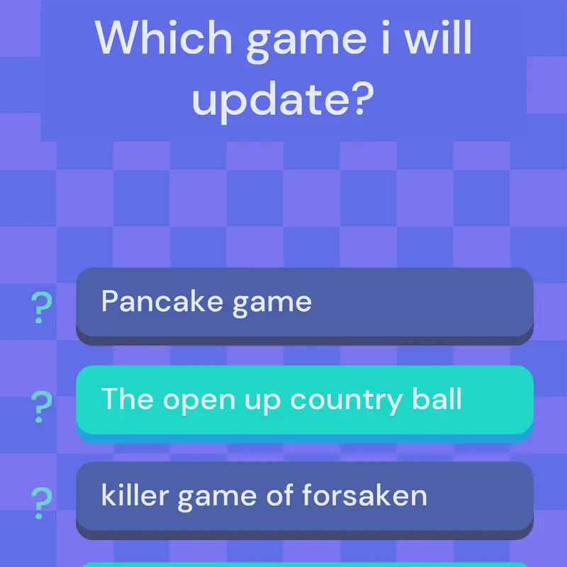 Idk what game to update? So you chose! by @UKland