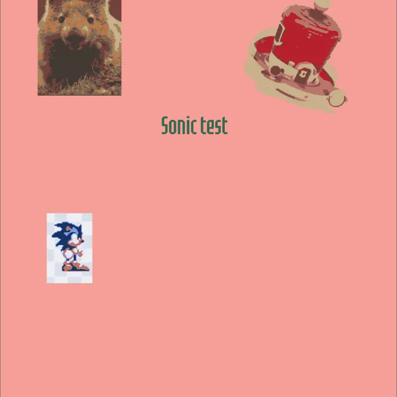 Sonic test by @BEATwombat
