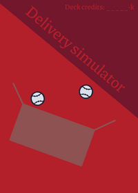 Delivery simulator (no vehicles)