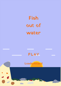 Drag fish and throw.