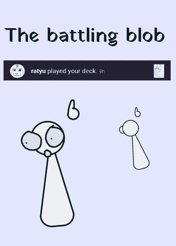 The battling blob by @erilo