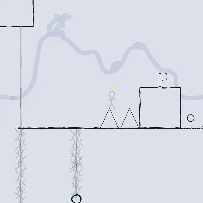 Stickman platformer by @filox
