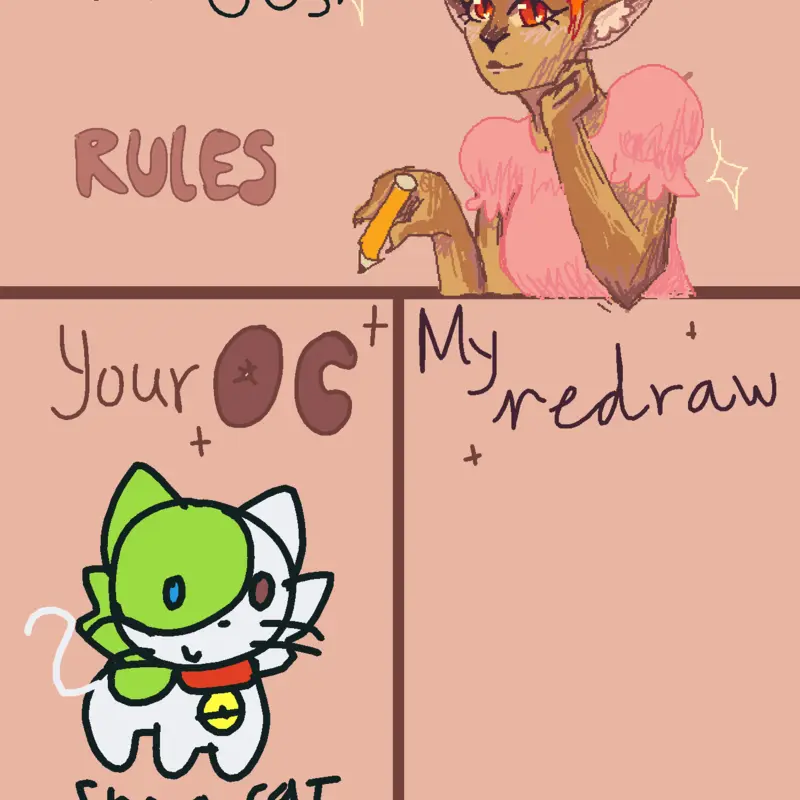 hi pls fanart me by @Zray_Kitvay