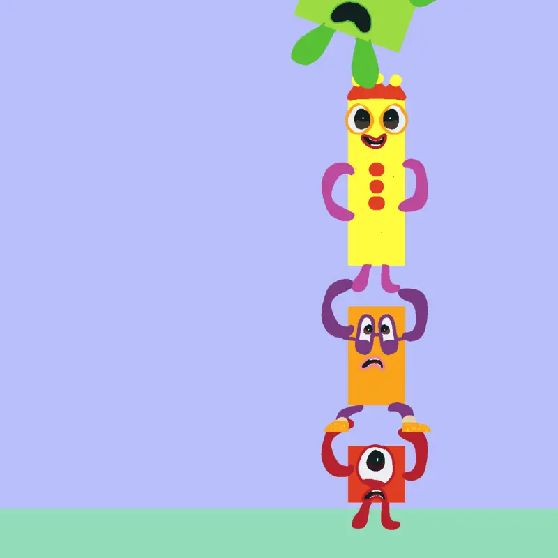 Numberblocks sky by @danilaba