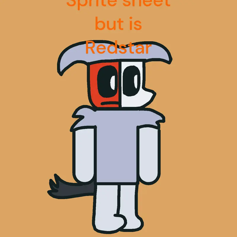 Orange star sprite sheet but is Redstar by @justinbiever