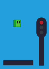 Traffic light blue?