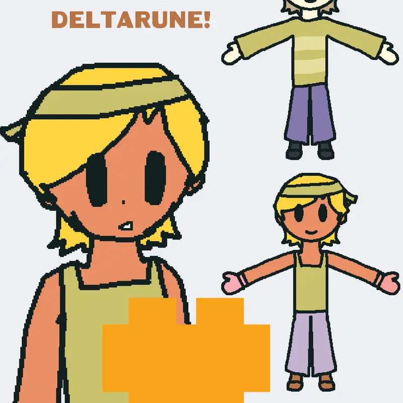 Deltarune Bravery by @ForcedHighlightsY