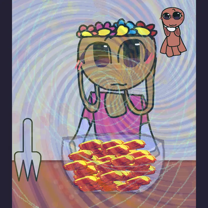 Bassie mukbang by @pinky_paws