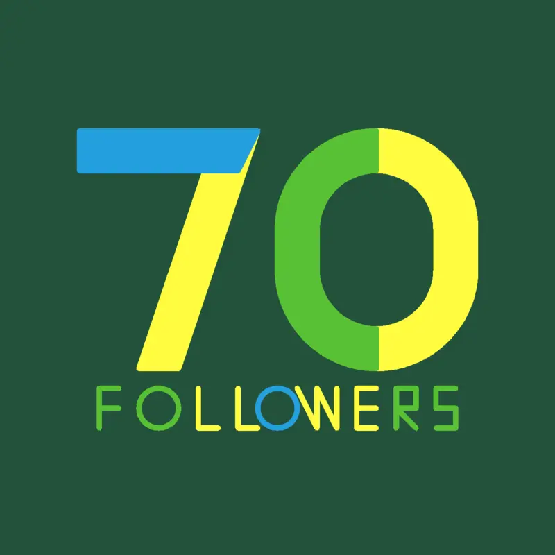 70 followers by @Fellzin1223