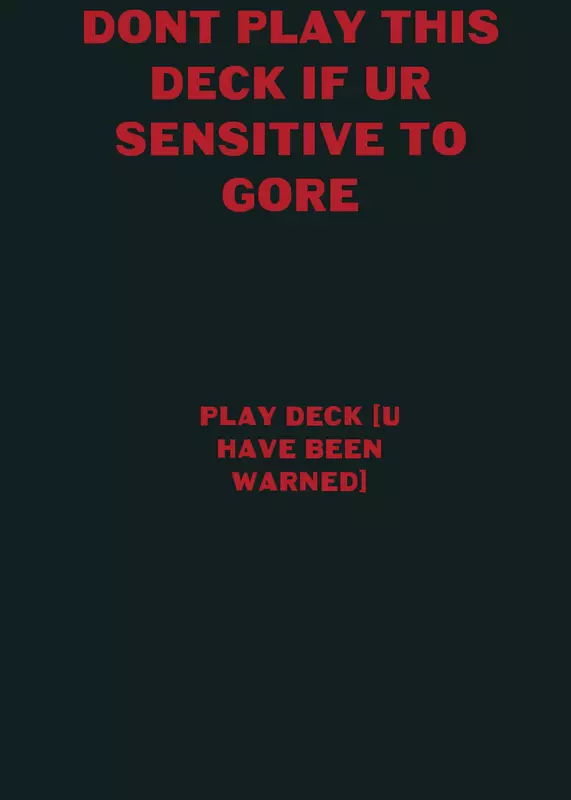 Gore Game by @Raviol1